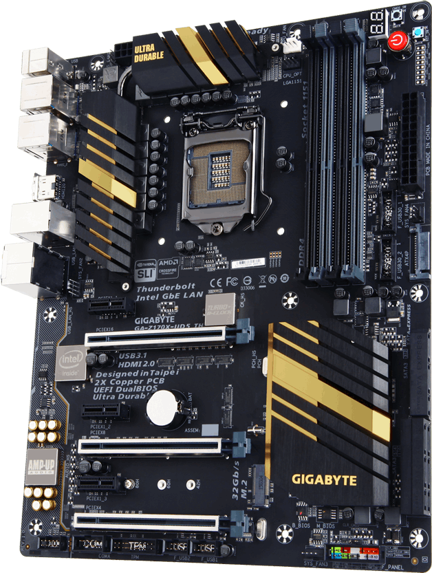 GIGABYTE Z170X-UD5 マザーボード GA-Z170X-UD5 TH (Rev. 1.0) Mainboards - GIGABYTE Germany