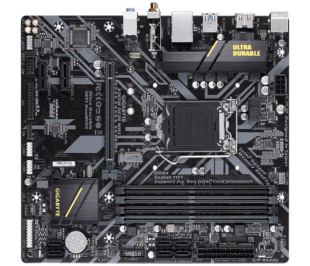 B365M DS3H WIFI rev. 1.x Gallery Motherboard GIGABYTE Global