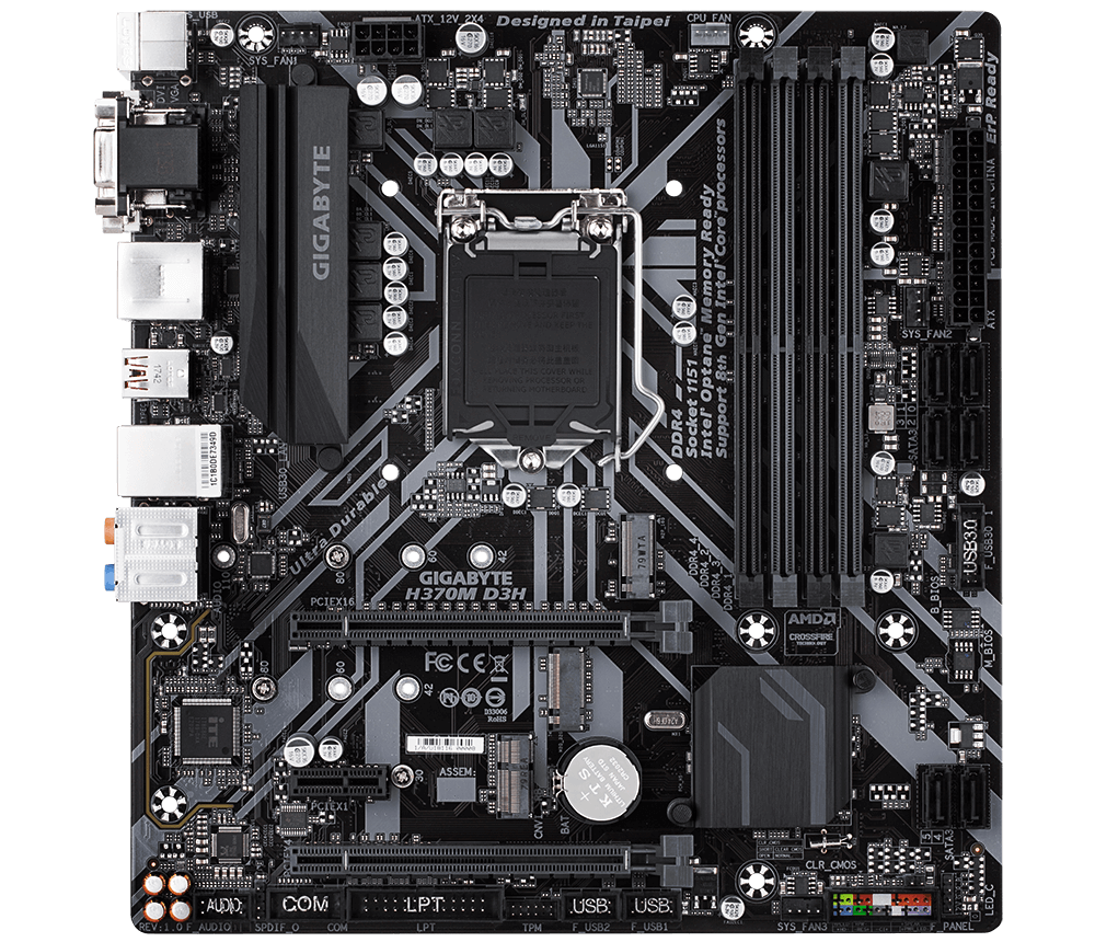 GIGABYTE H370M D3H マザーボード H370M D3H (rev. 1.0) 主な特徴 | マザーボード - GIGABYTE Japan