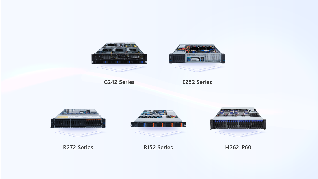 Whether you want to use ARM processors for edge computing, high-density computing, GPU-centric workloads, or general purpose data center applications, GIGABYTE has the matching server solutions. These products combine the benefits of ARM processors with GIGABYTE’s decades of experience in the development of server technology.