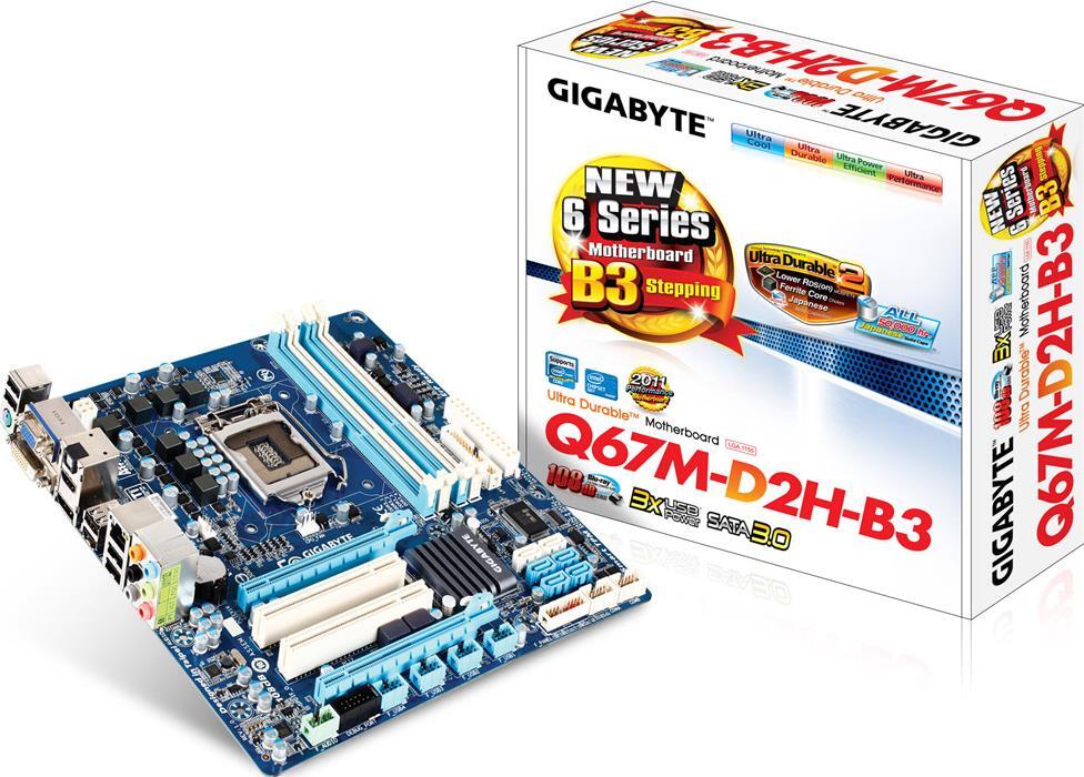 Motherboard - GA-Q67M-D2H-B3