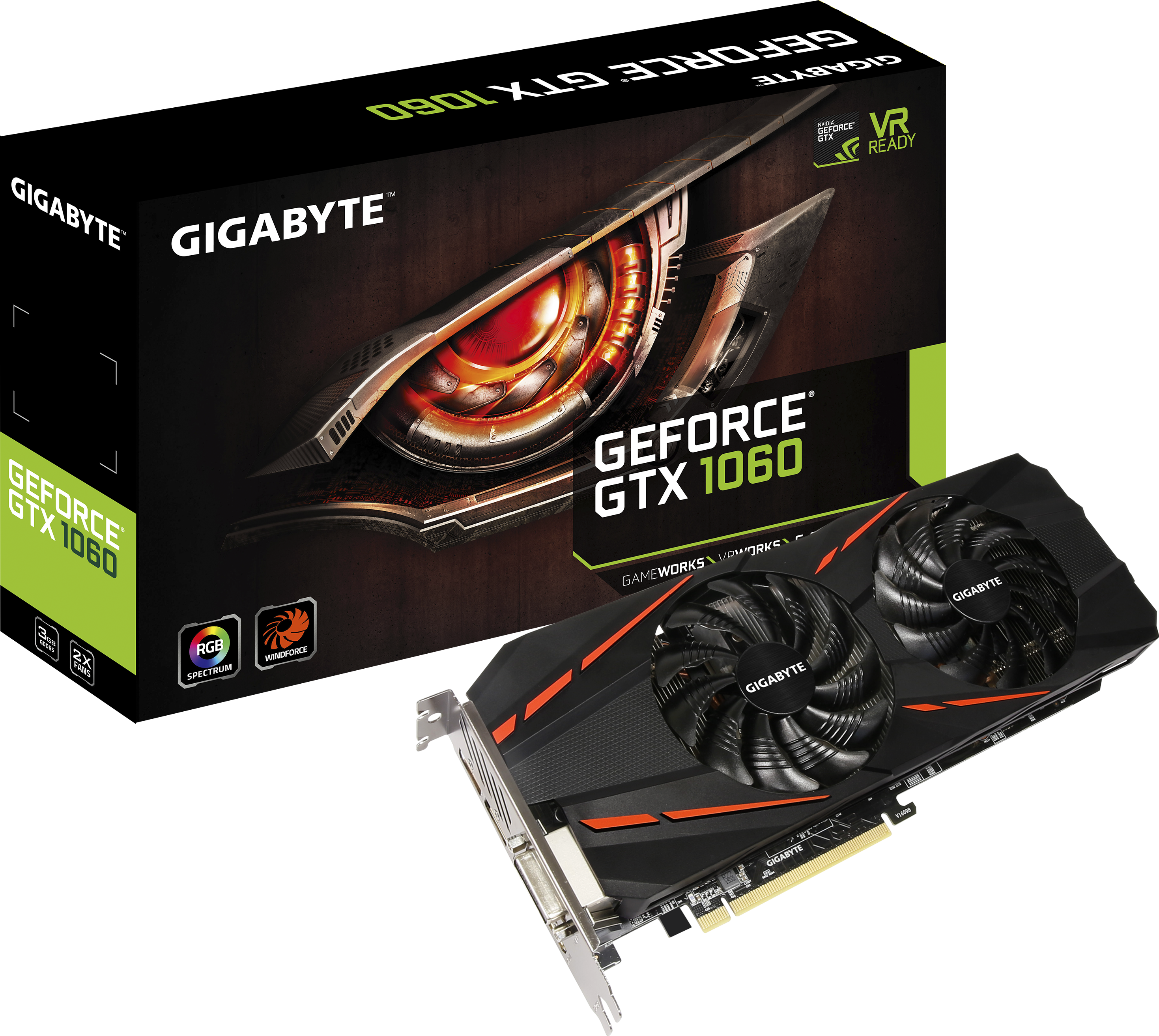 كروت الجرافيك - GeForce® GTX 1060 D5 3G