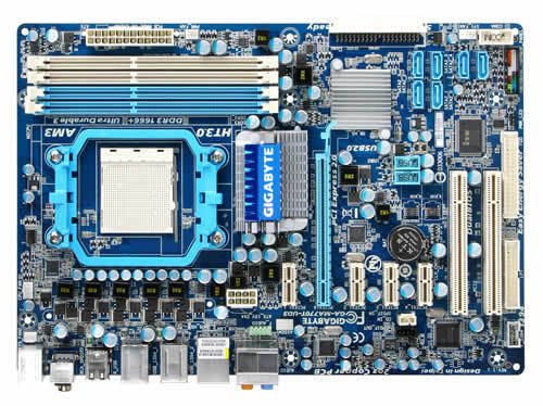 Системная плата gigabyte ga ma770t ud3p v1 какой процессоры поддерживает