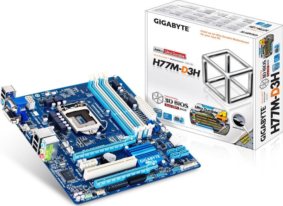 Motherboard - GA-H77M-D3H
