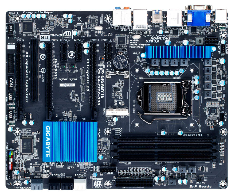 GA-Z77X-D3H (rev. 1.2) Overview | Motherboard - GIGABYTE Lithuania