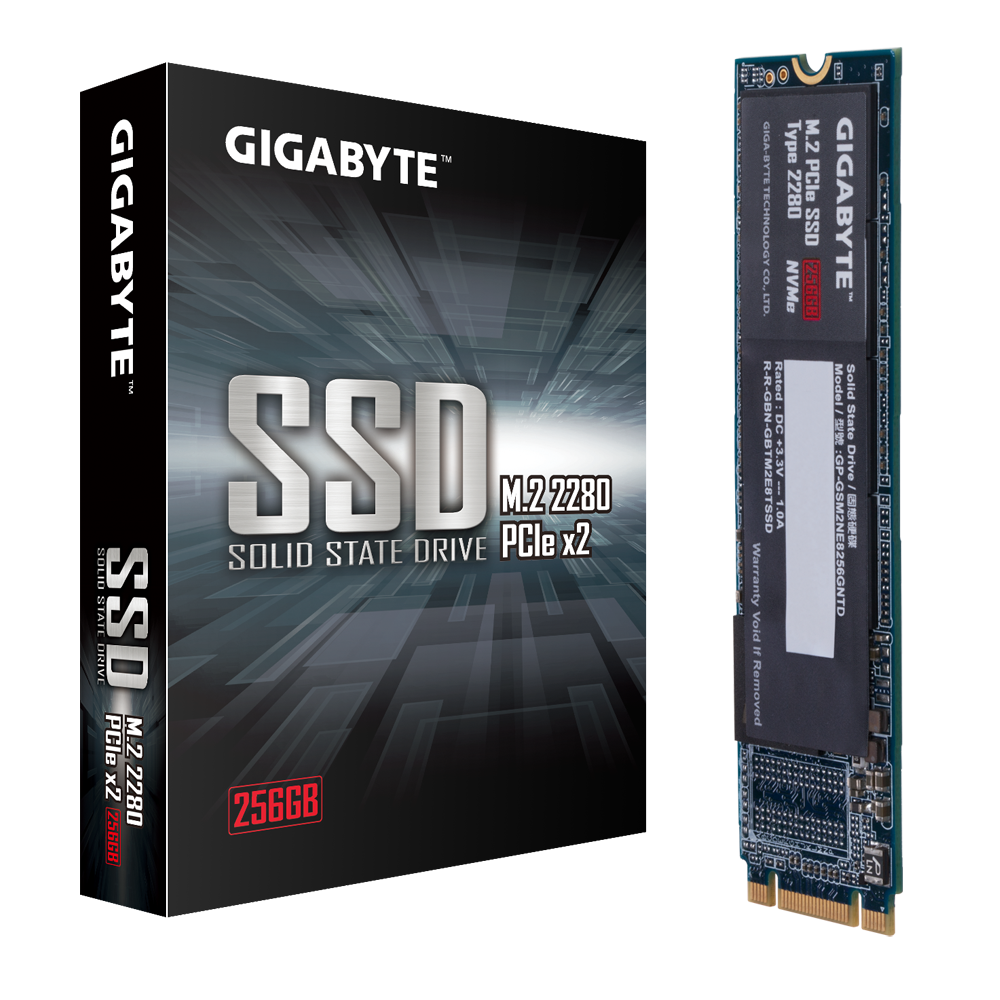 M.2 PCIe 256GB Key Features SSD - GIGABYTE Global