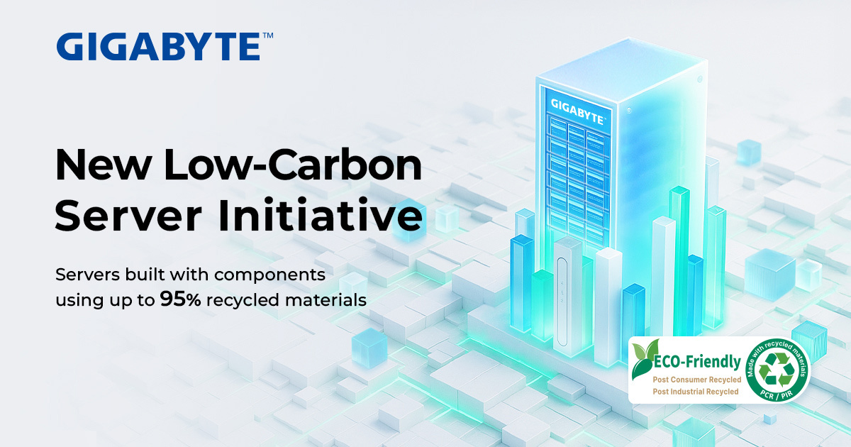 Giga Computing Launches New Low-Carbon Server Initiative to Drive Sustainable Growth and Long-Term Value