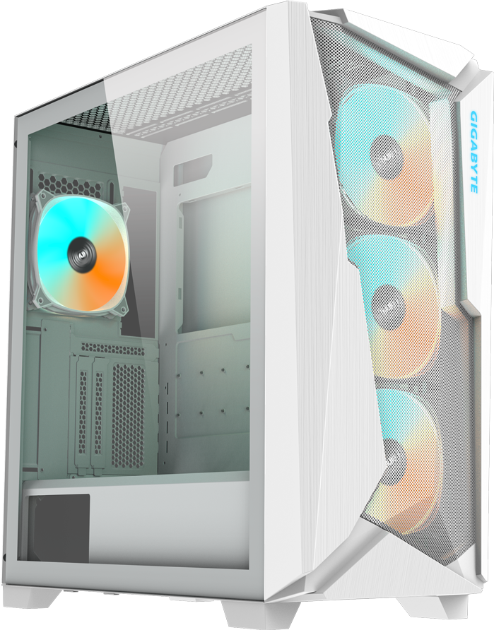 GIGABYTE C301 GLASS WHITE V2 PC Case - GIGABYTE Japan