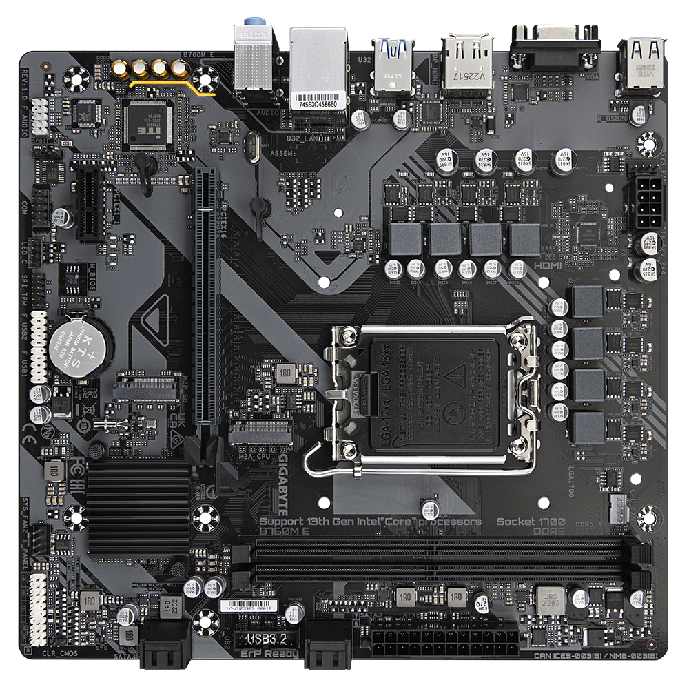 B760M E (rev. 1.0) Key Features | Motherboard - GIGABYTE