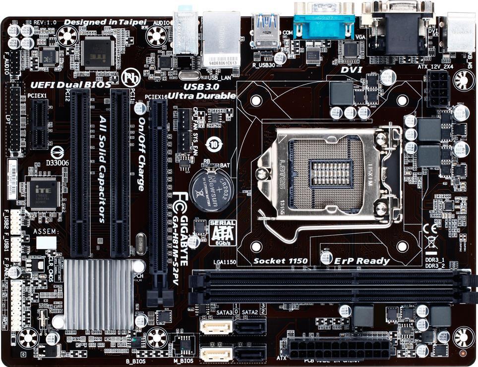 GA-H81M-S2PV (Rev. 1.0) Motherboard - GIGABYTE U.S.A.