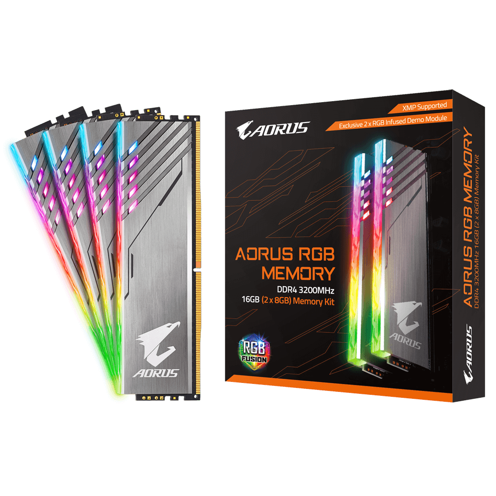 AORUS RGB Memory 16GB (2x8GB) 3200MHz (With Demo Kit)(Limited 