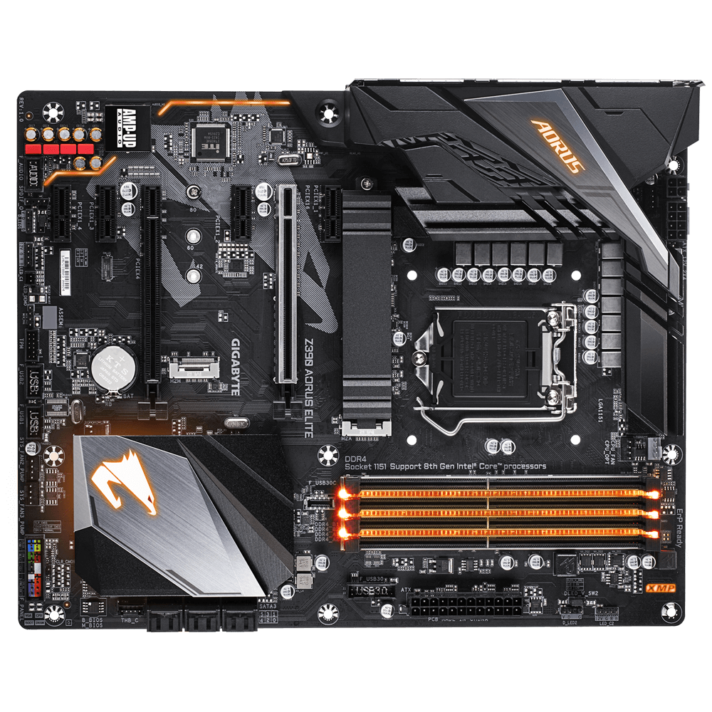 GIGABYTE Z390 AORUS ELITE ATX ゲーミングマザーボード ブラック [Intel Z390チップセット搭載] MB4596 mxn26g8 Z390 AORUS ELITE (rev. 1.0) Key Features | Motherboard