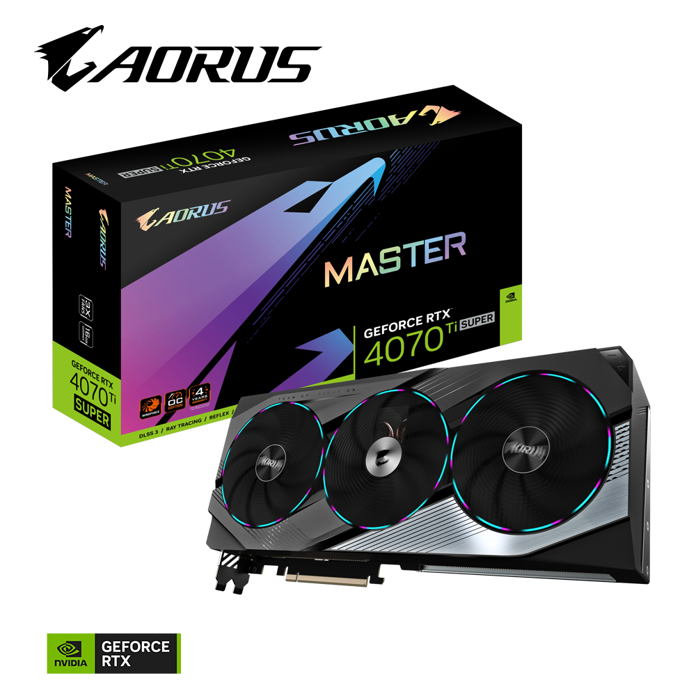 AORUS GeForce RTX™ 4070 Ti SUPER MASTER 16G フォトギャラリー ...