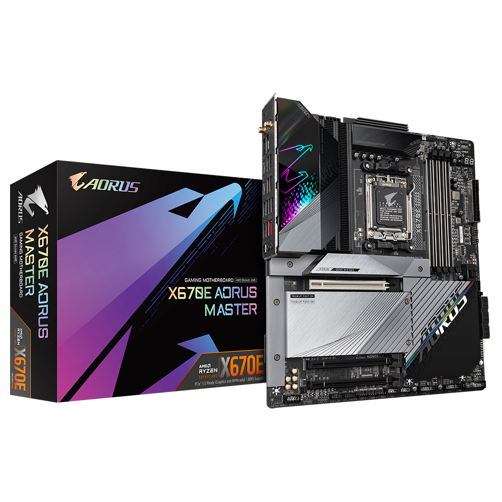 【値下げ】GIGABYTE X670E AORUS MASTER（rev1.0）ブランドGIGABYTE