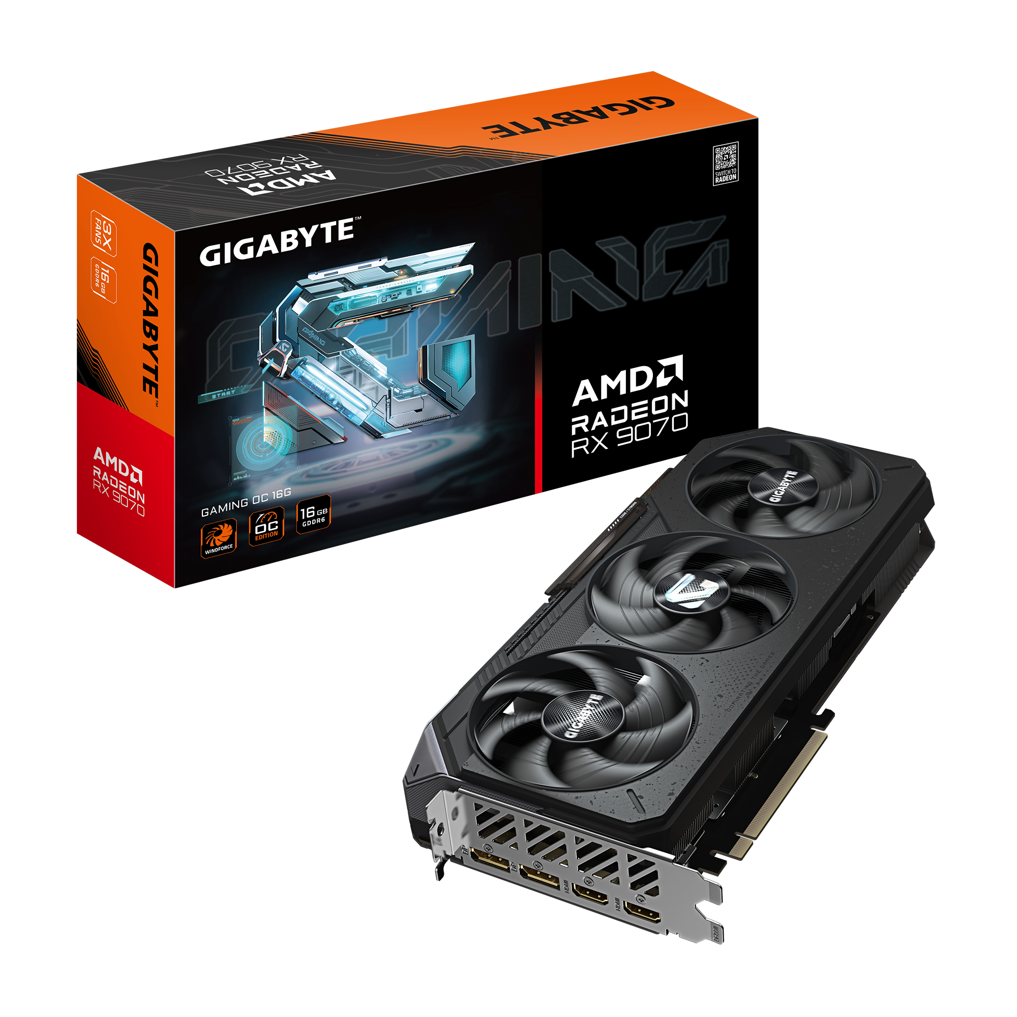 Radeon™ RX 9070 GAMING OC 16G