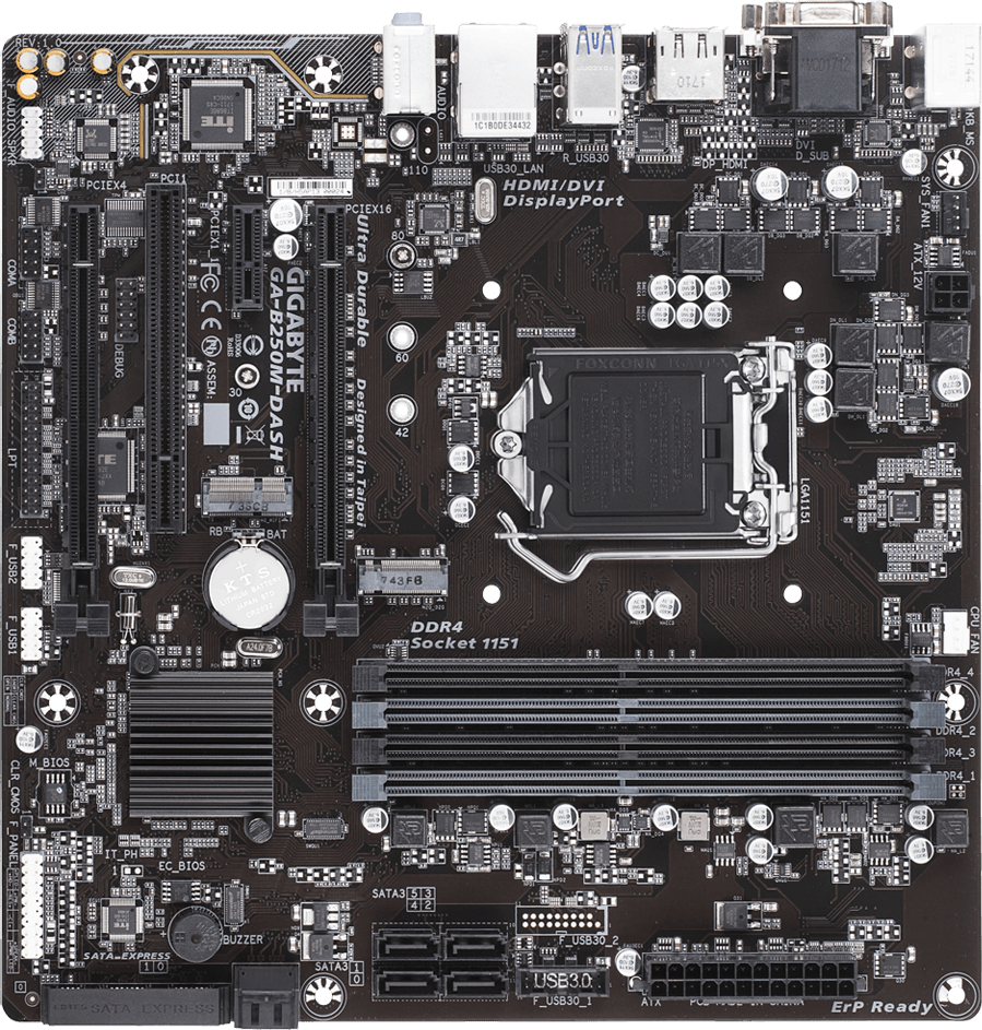 Placas-mãe - GA-B250M-DASH