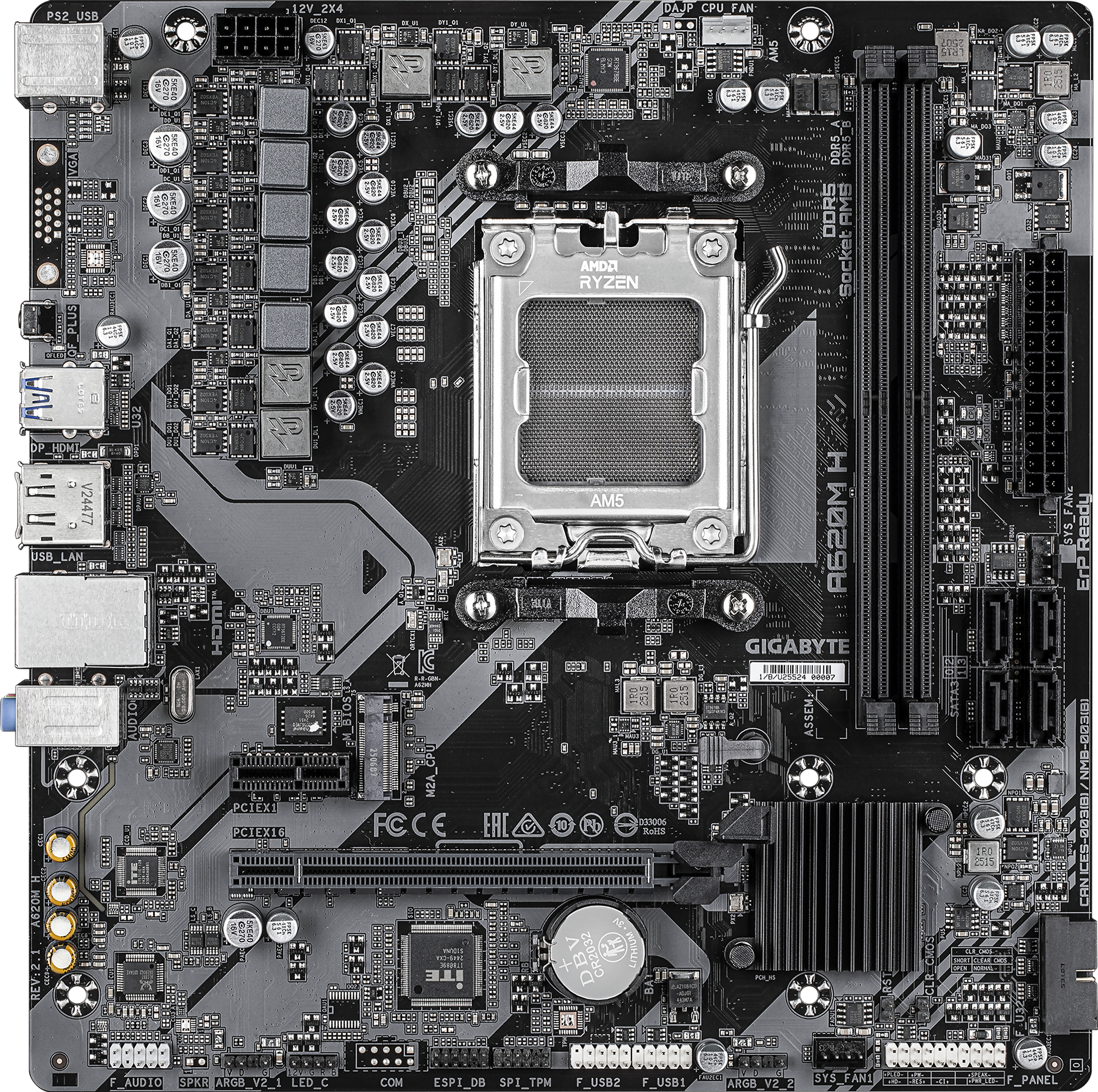 A620M H (Rev. 2.1) - GIGABYTE Global