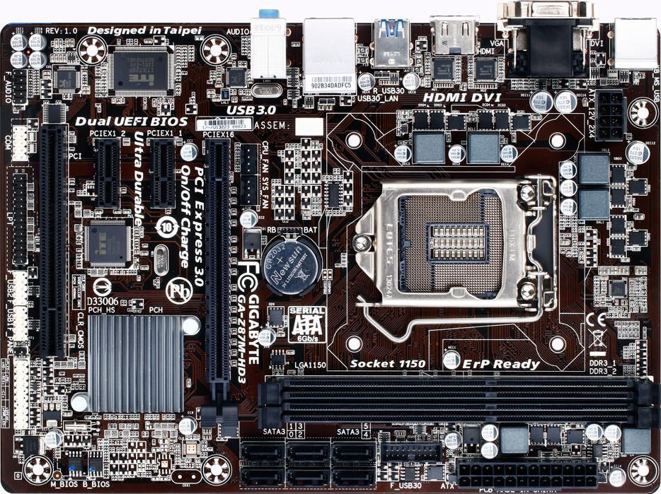 GA-Z87M-HD3 (Rev. 1.x) マザーボード - GIGABYTE Japan