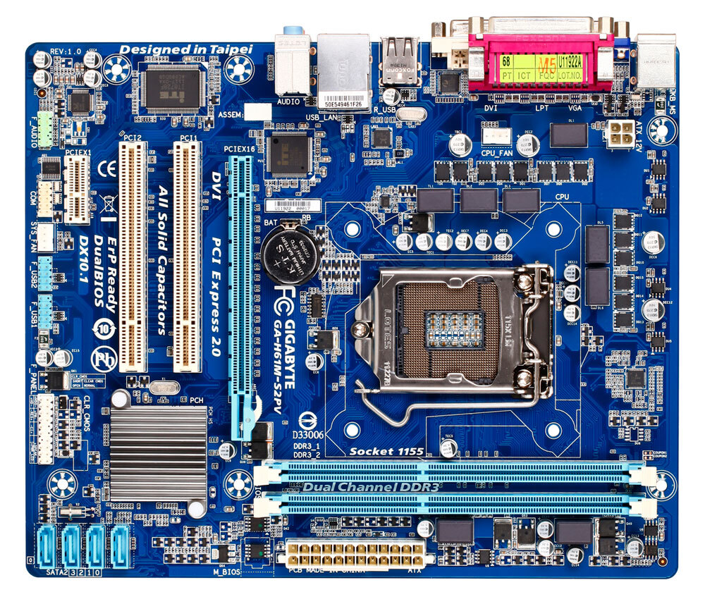 GA-H61M-S2PV (rev. 1.0) Overview | Motherboard - GIGABYTE U.S.A.