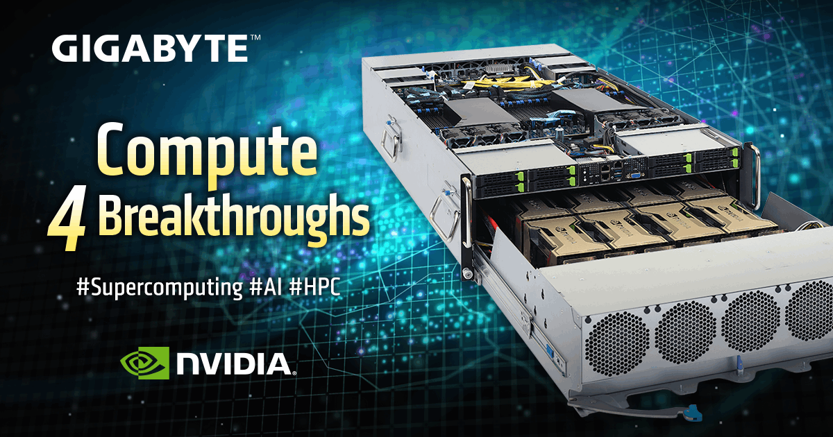 GIGABYTE Readies Air and Liquid Cooled Servers for 40GB and 80GB Versions of NVIDIA HGX A100