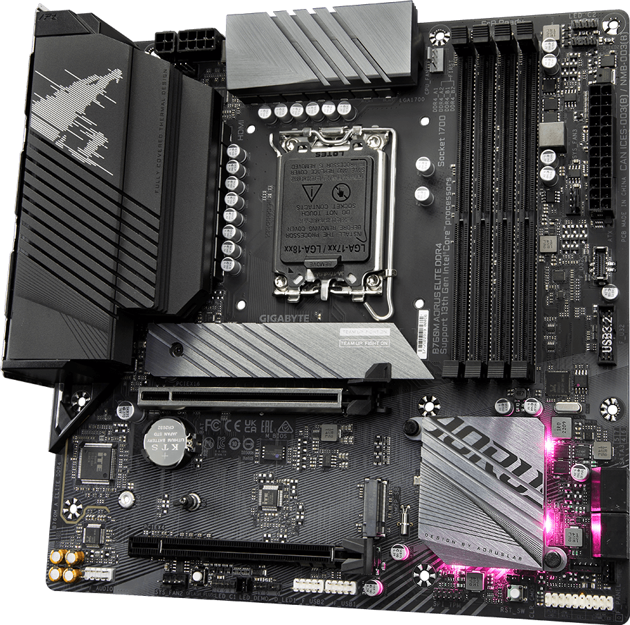 B760M AORUS ELITE DDR4 (Rev. 1.x) Placas-mãe - GIGABYTE Brazil