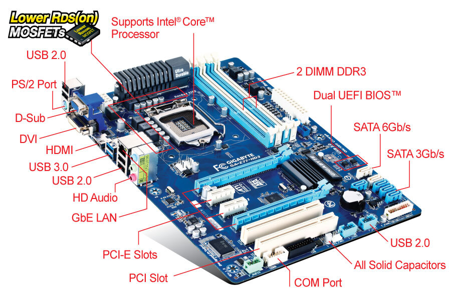 Picture of sale motherboard with label