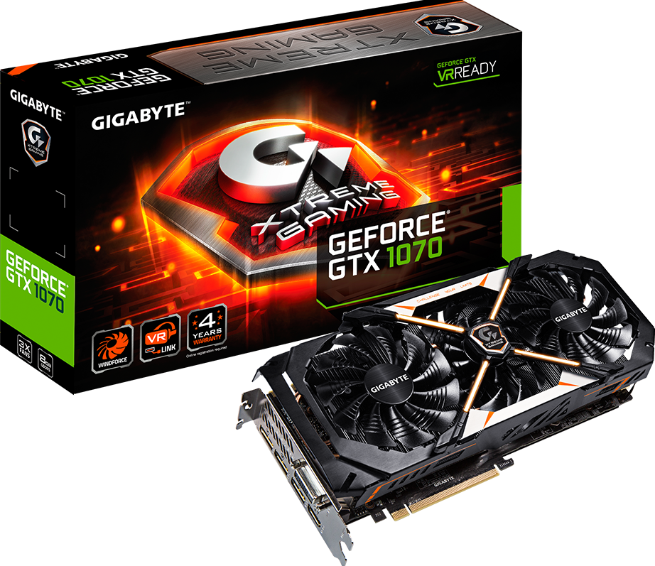 كروت الجرافيك - GeForce® GTX 1070 Xtreme Gaming 8G