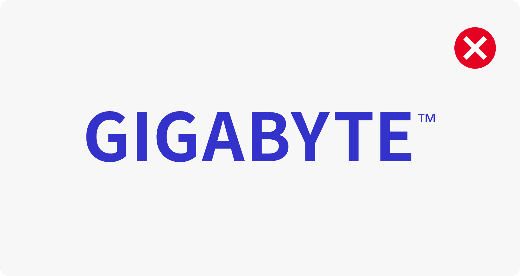 Do not recreate the logo using text
