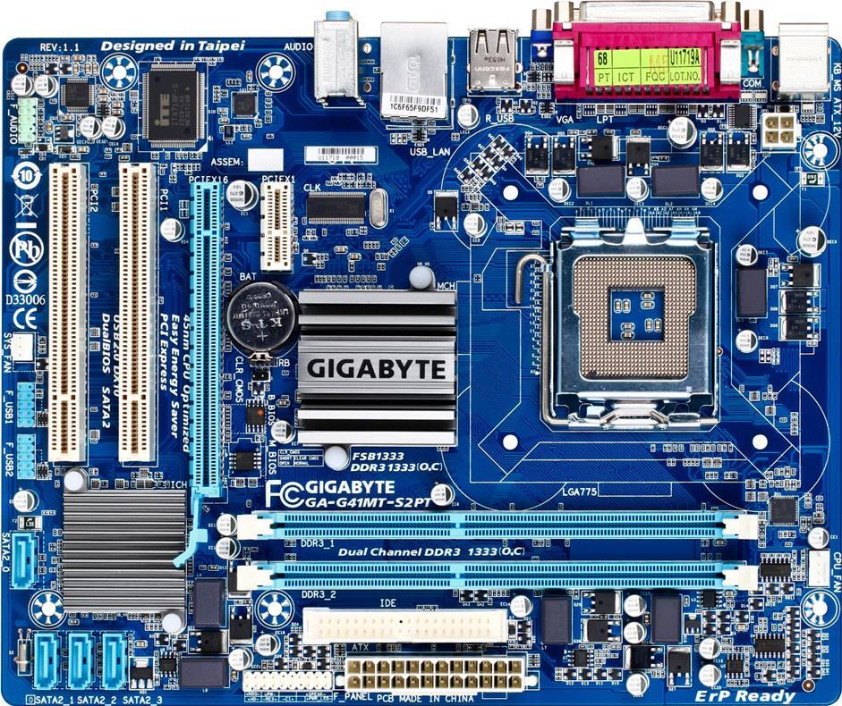 Motherboard - GA-G41MT-S2PT