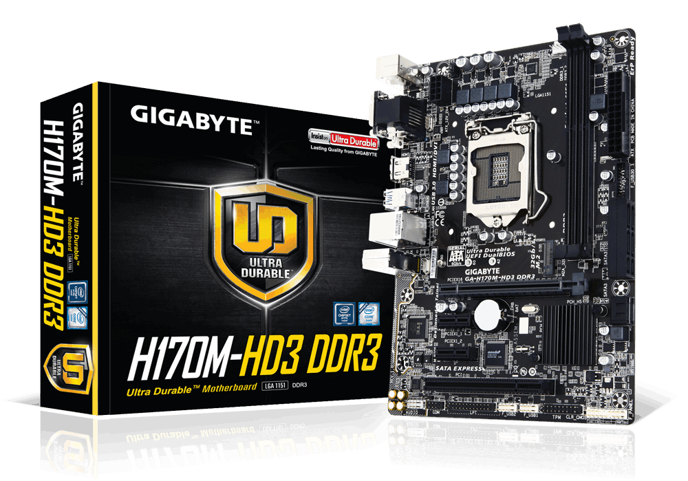 GA-H170M-HD3 DDR3 (rev. 1.0) Overview | Motherboard - GIGABYTE Global