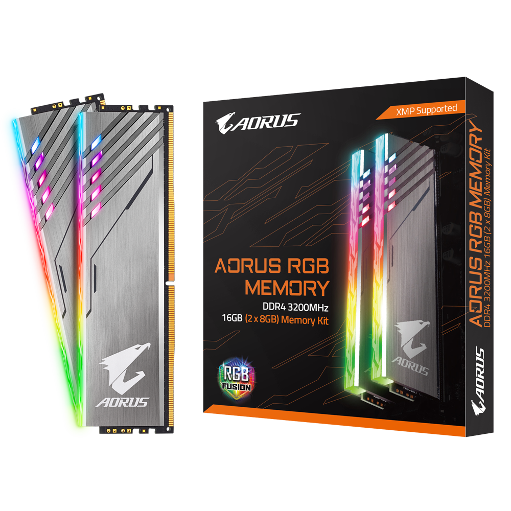 AORUS RGB Memory 16GB (2x8GB) 3200MHz｜AORUS