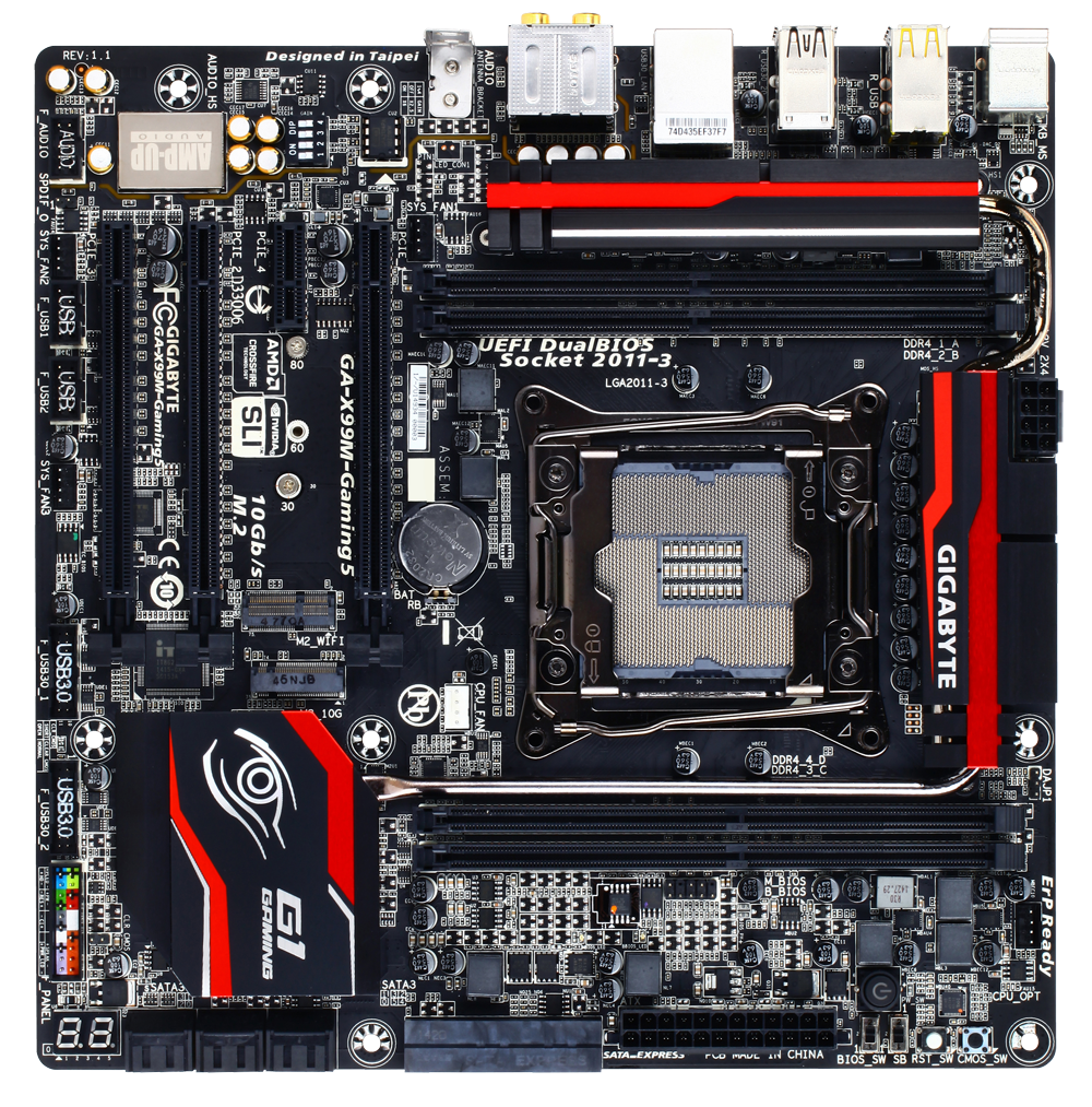 GIGABYTE X99M-GAMING 5 マザーボード CPU メモリ付き GA-X99M-Gaming 5 (rev. 1.1) Overview | Motherboard