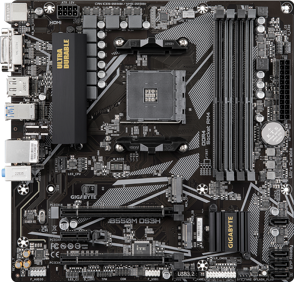 B550M DS3H (Rev. 1.7) - GIGABYTE Japan