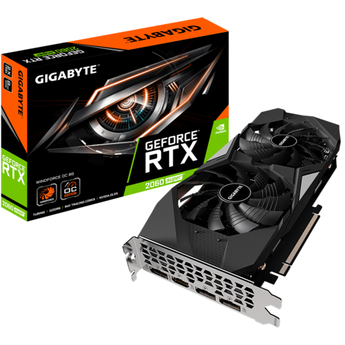 GeForce® RTX 2060 SUPER™ WINDFORCE OC 8G ‏(rev. 2.0)‏ - كروت الجرافيك