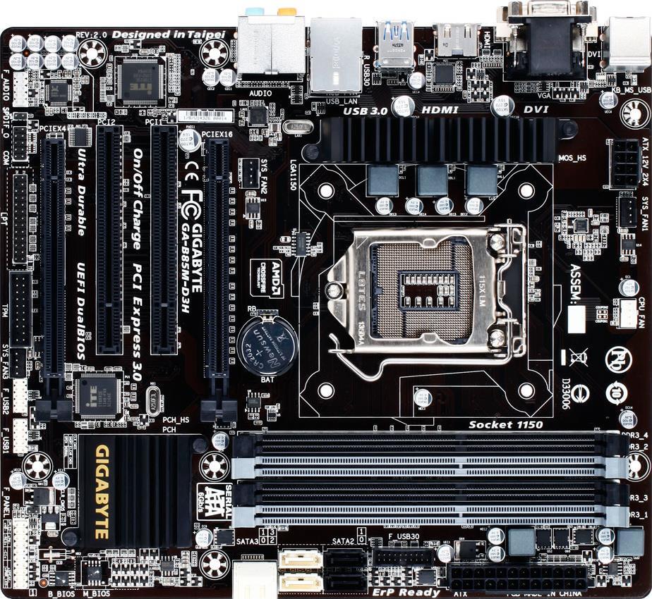 GA-B85M-D3H (Rev. 2.0) マザーボード - GIGABYTE Japan