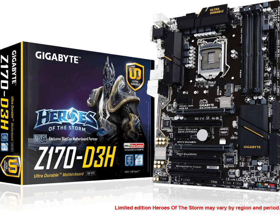 GA-Z170-D3H (Rev. 1.0) - GIGABYTE Australia