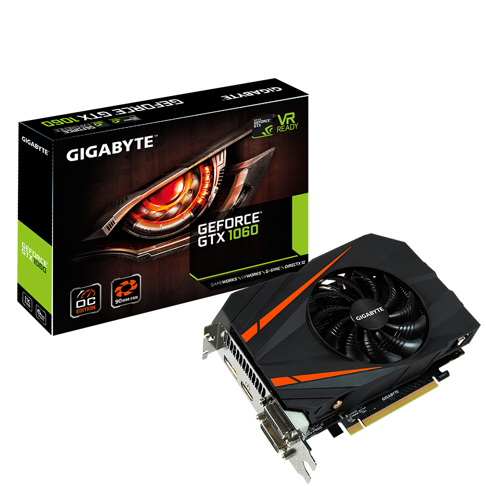 GeForce® GTX 1060 Mini ITX OC 6G 主な特徴 | グラフィックスカード ...