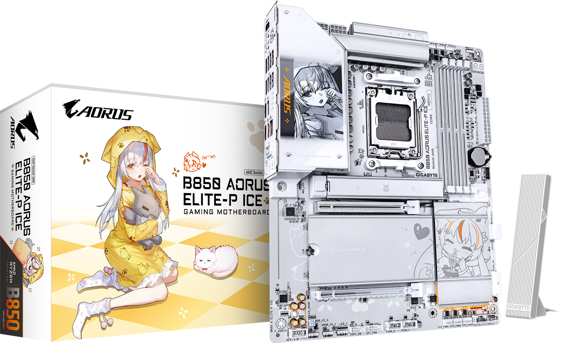 B850 AORUS ELITE-P ICE マザーボード - GIGABYTE Japan