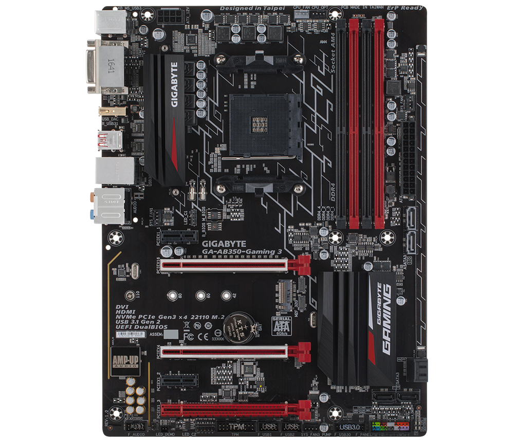 Ga Ab350 Gaming 3 Rev 1 X Key Features Motherboard Gigabyte U S A