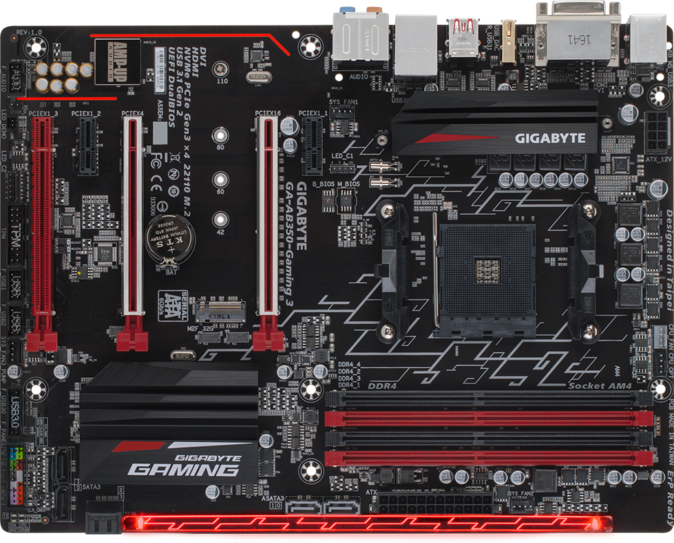 GA-AB350-Gaming 3 (Rev. 1.x) Plăci de bază - GIGABYTE Romania