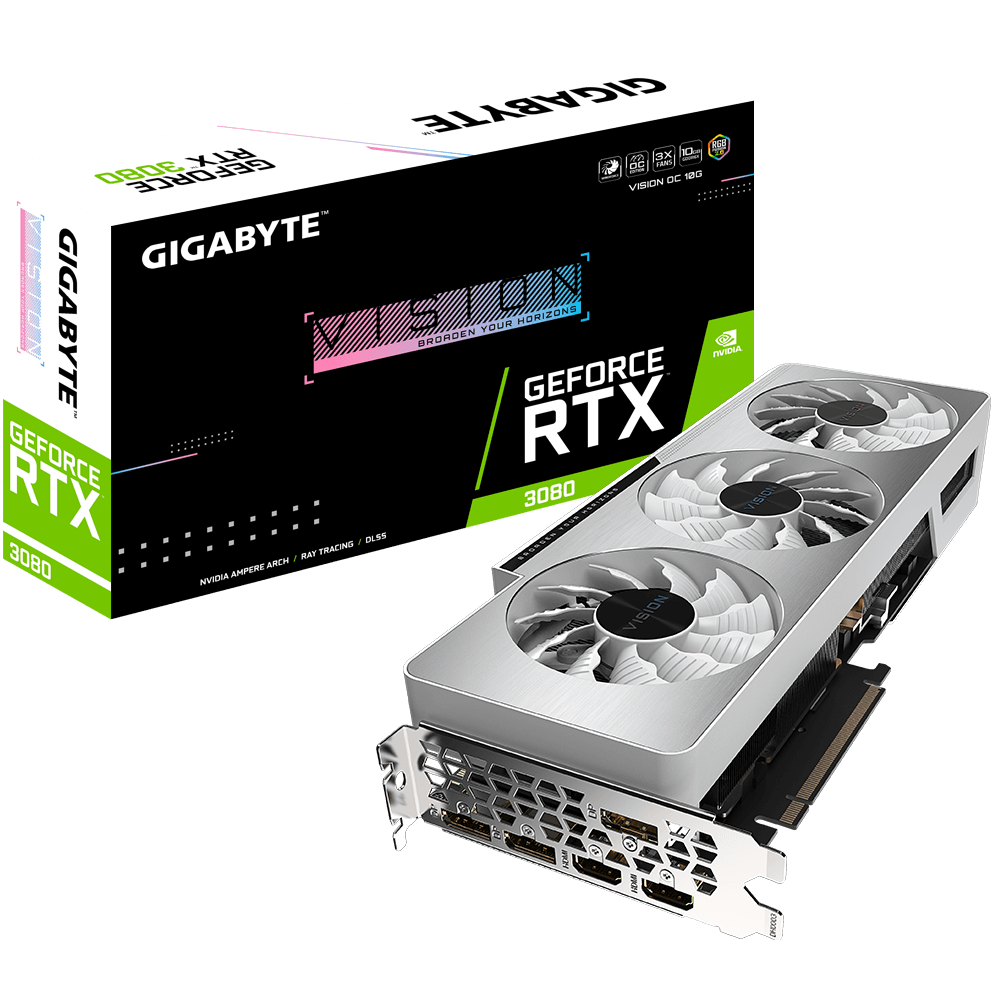 gigabite vision rtx3080 グラフィックカード-