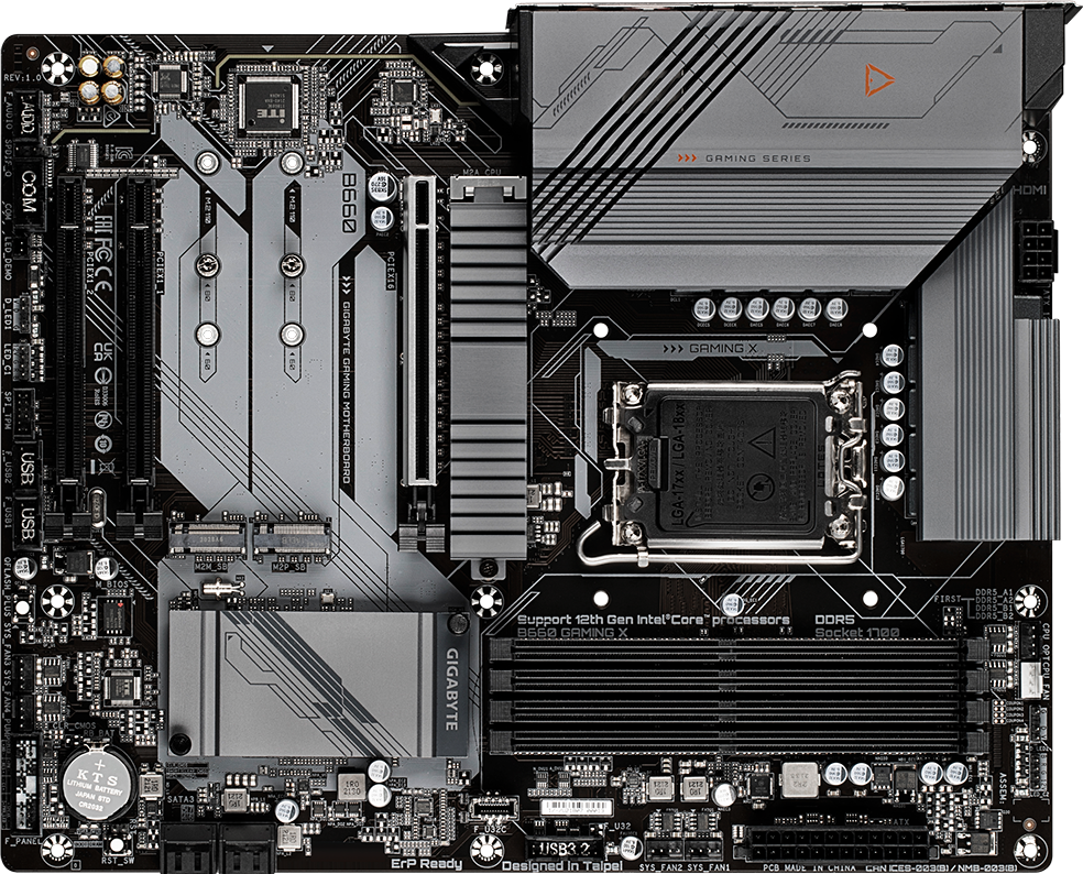 B660 GAMING X (Rev. 1.0) - GIGABYTE Global