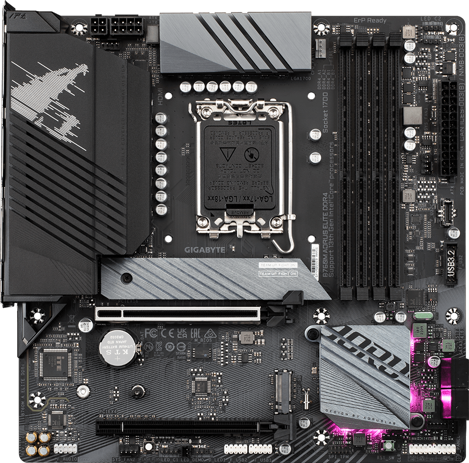 B760M AORUS ELITE DDR4 (Rev. 1.x) Motherboard - GIGABYTE Global