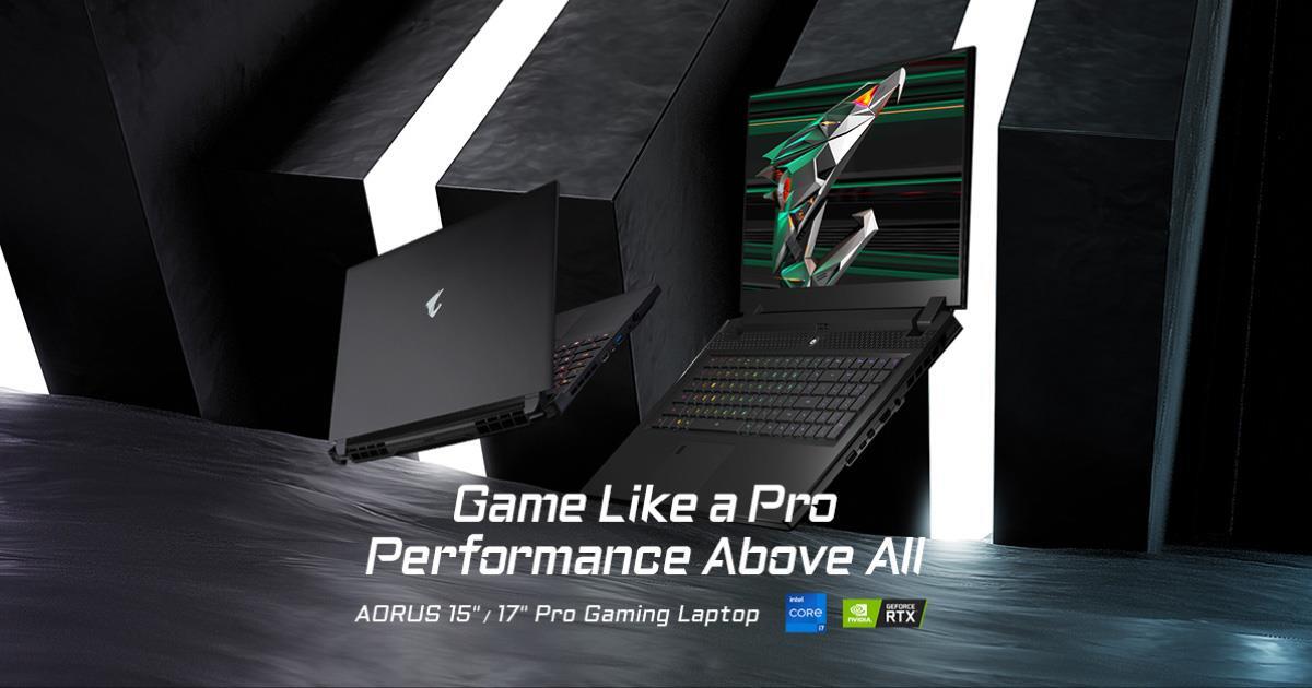 AORUS Professional Gaming Laptop Power up with 11th Generation Intel® Core™ 8 Core Processor