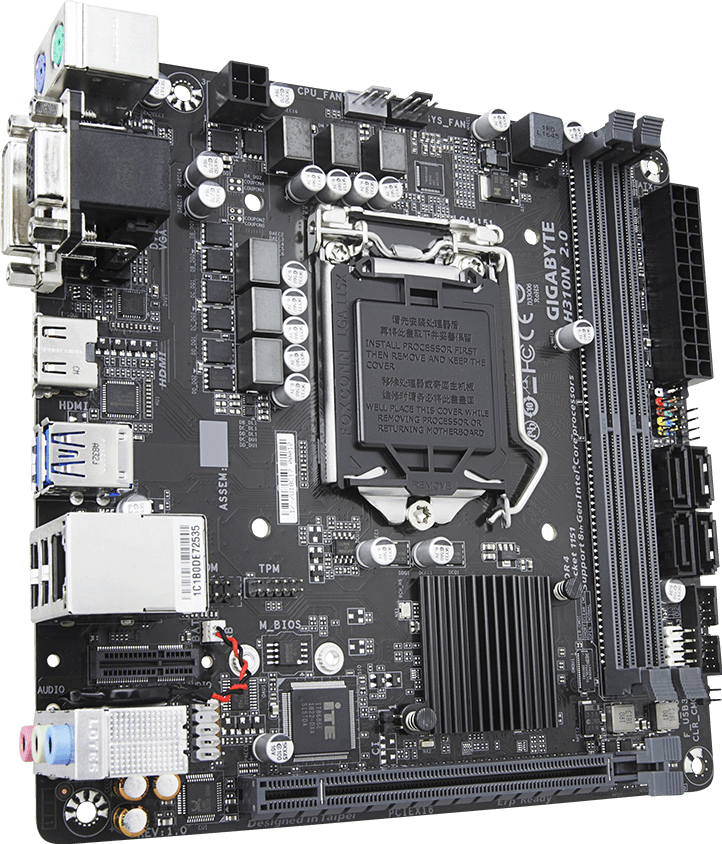 GIGABYTE H310N 2.0 マザーボード H310N 2.0 (Rev. 1.0) - GIGABYTE Japan