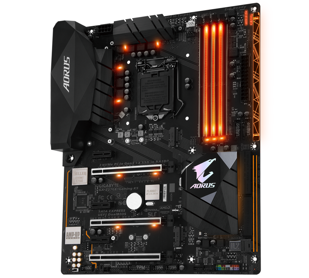 GA-Z270X-Gaming K5 (rev. 1.0) Key Features | Motherboard