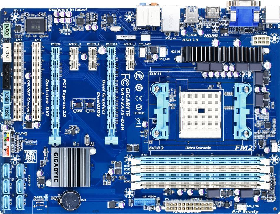 GA-F2A75-D3H (Rev. 1.0) Motherboard - GIGABYTE Global
