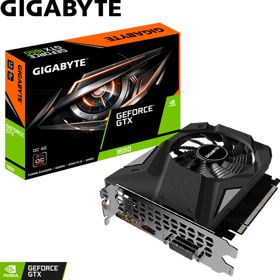 GeForce® GTX 1650 D6 OC 4G (Rev. 1.0) - GIGABYTE Global