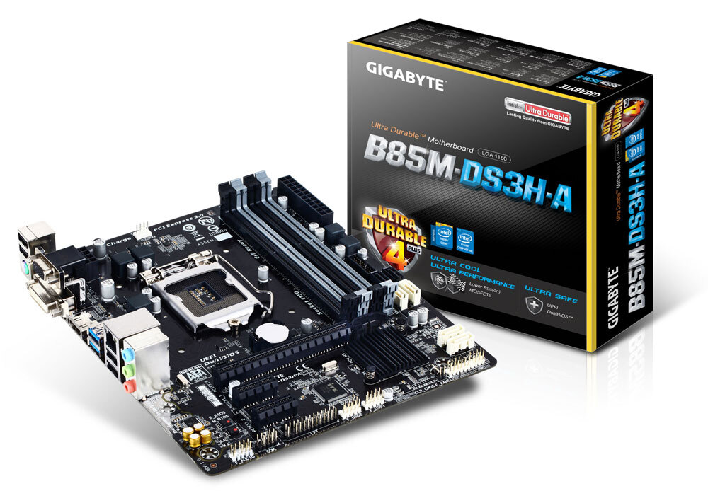 美品 GIGABYTE GA-B85M-DS3H【 Micro ATX マザーボード 】Intel B85