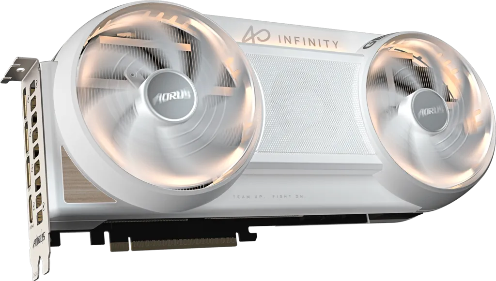 AORUS GeForce RTX™ 5080 INFINITY WOOD 16G 正面